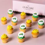 Green and Gold Australia Mini Cupcakes