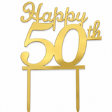 50th Cake Topper