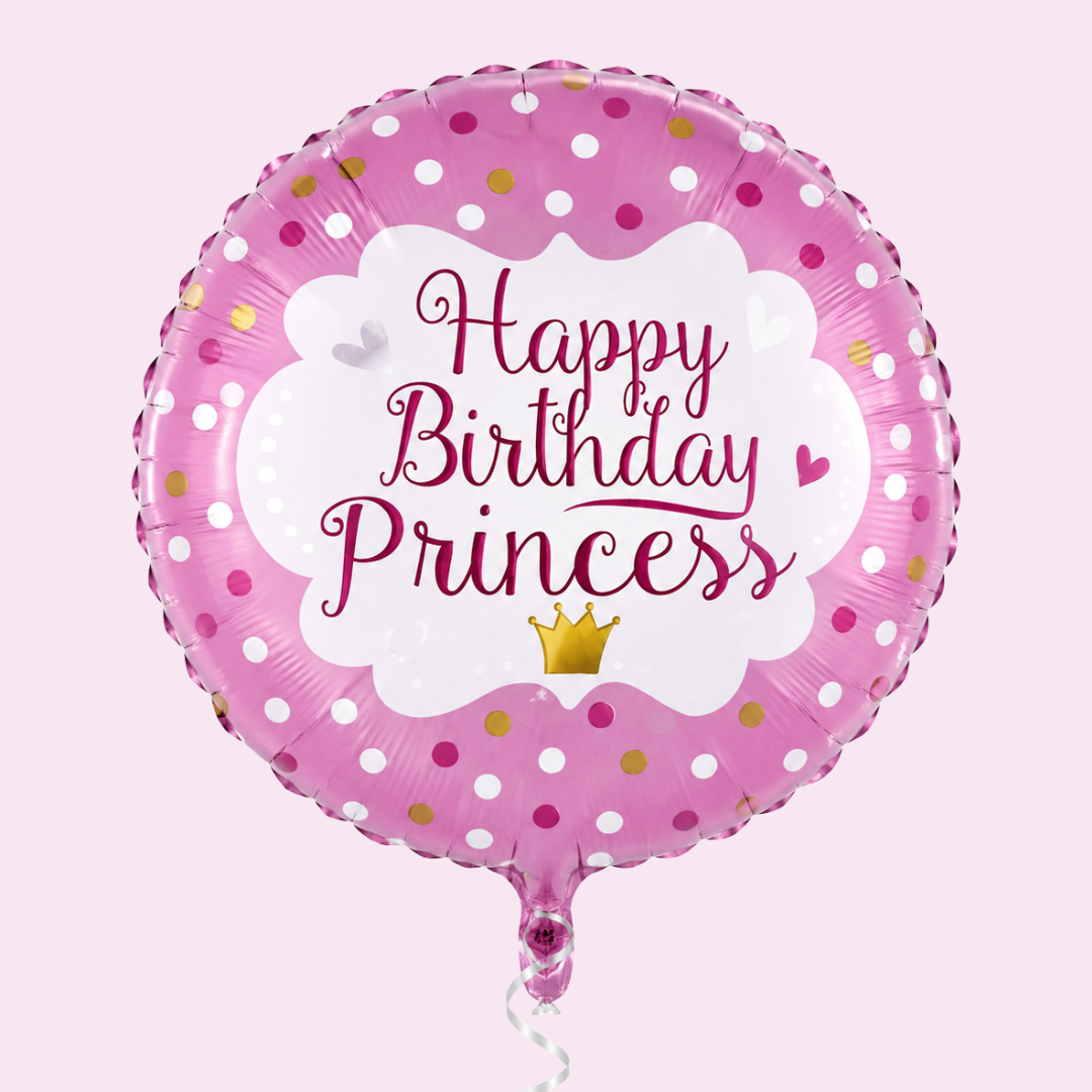 Happy birthday Princess Balloon – The Cupcake Factory