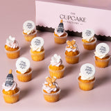 Happy Birthday Pink Mini Cupcakes