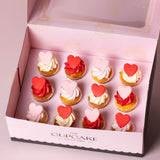 Heart Mini Cupcakes