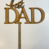 Best Dad Cake Topper