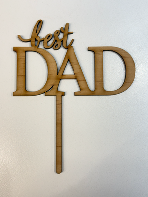 Best Dad Cake Topper