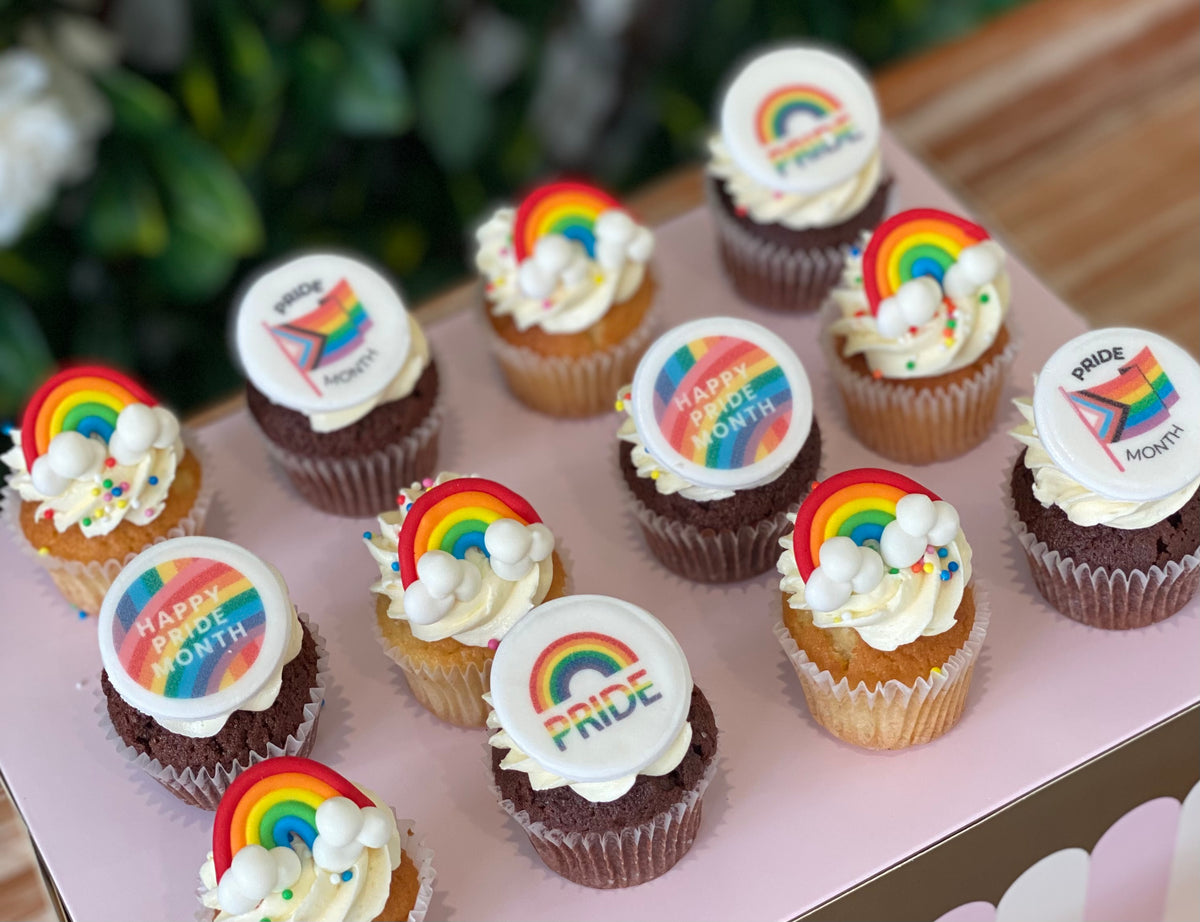 Pride Month Cupcakes Box of 12 The Cupcake Factory