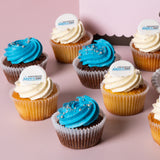 International Men's Day Mini Cupcakes