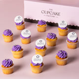 International Women's Day Mini Cupcake - Half Logo Half Icing