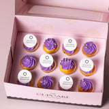 International Women's Day Mini Cupcake - Half Logo Half Icing