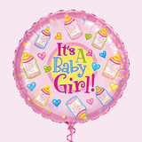 It's a Baby Girl (round) Balloon