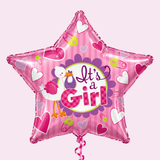 It's a Girl (star) Balloon