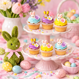 Easter Bunny Mini Cupcakes