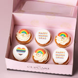 Mardi Gras Cupcakes