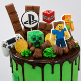 Minecraft Drip Cake