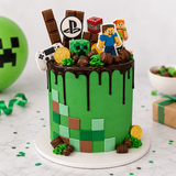 Minecraft Drip Cake
