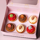Mixed Sports Cupcakes