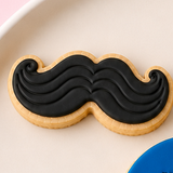 Moustache Cookies for GB