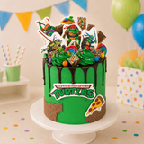 Ninja Turtles Drip Cake