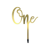 One Cake Topper