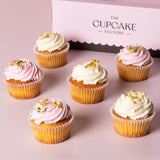 Pink and Gold Cupcakes
