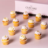 Pink and Gold Mini Cupcakes