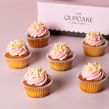 Pink and Shavings Cupcakes