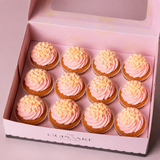 Pink and Shavings Cupcakes