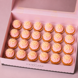 Pink and Shavings Cupcakes