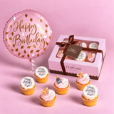 Pretty in Pink Birthday Gift with Balloon