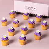 Purple Blossom Mini Cupcakes