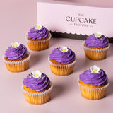 Purple Blossom Cupcakes