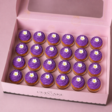 Purple Blossom Cupcakes