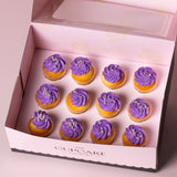 Purple Mini Cupcakes