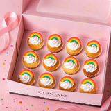 Rainbow Mini Cupcakes
