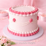 Vintage Cake Fancy Round