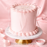 Vintage Cake Round with Ribbon