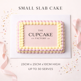 Small Slab Cake with Image or Logo