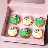Soccer Ball Cupcakes