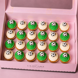Soccer Ball Cupcakes