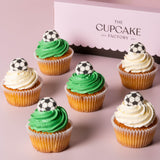 Soccer Ball Cupcakes