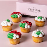 Fancy Swirl Christmas Cupcakes