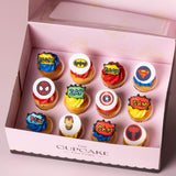 Superhero Mini Cupcakes