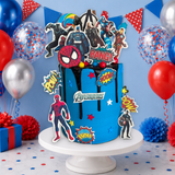 Superhero Drip Cake