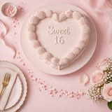 Vintage Cake Heart