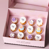 Thank You Flower Mini Cupcakes