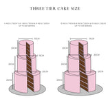 Three Tier Floral Cake