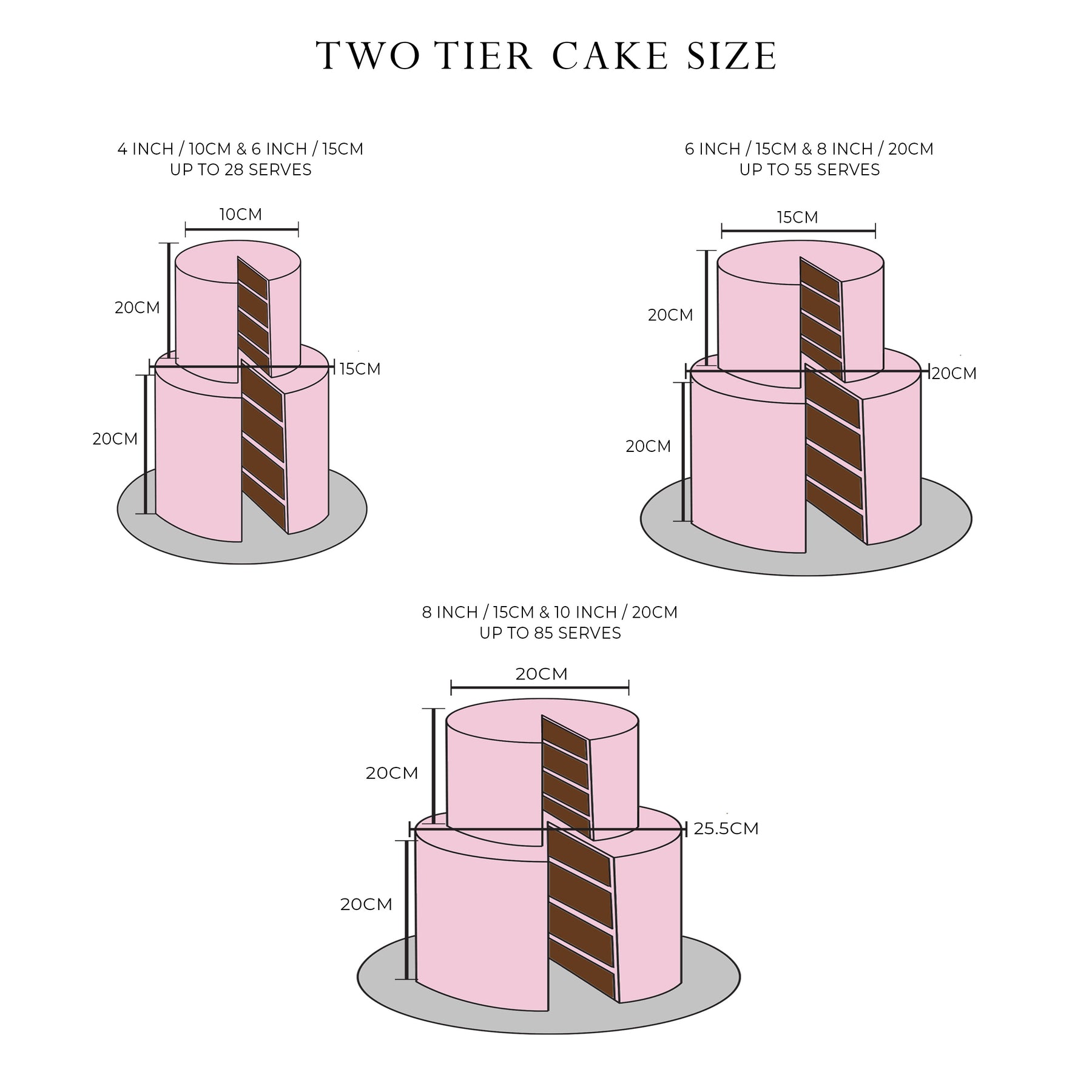 Two Tier Pearl Floral Order Now The Cupcake Factory – The