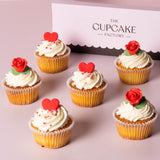 Valentine's Day Cupcakes Hearts and Roses