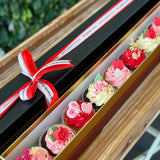 Valentine's Day Long Rose Box - Black