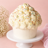 Vanilla Sprinkles Giant Cupcake