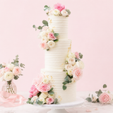 Three Tier Floral Cake