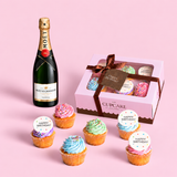 Birthday Wishes Gift with Champagne